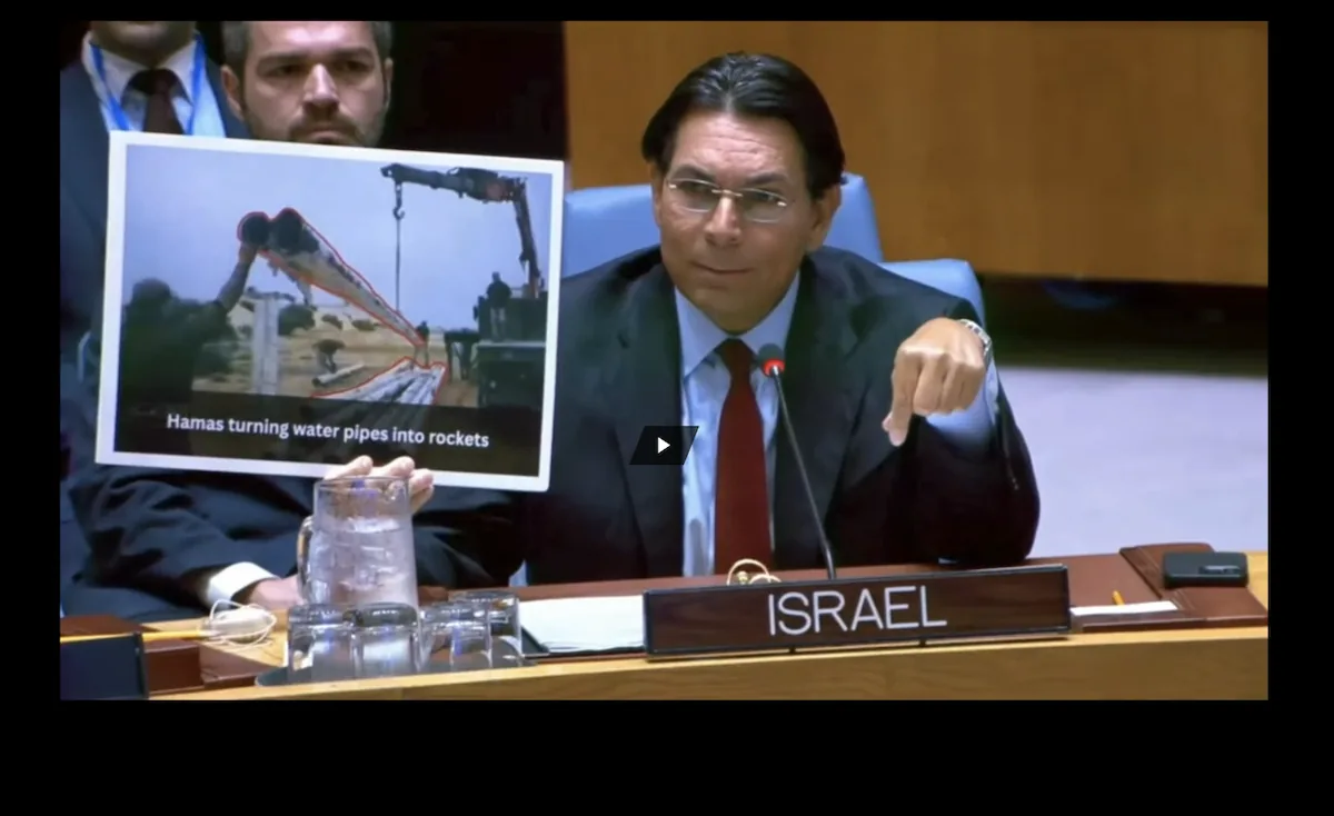 Israels UN-Botschafter Danny Danon im UN-Sicherheitsrat